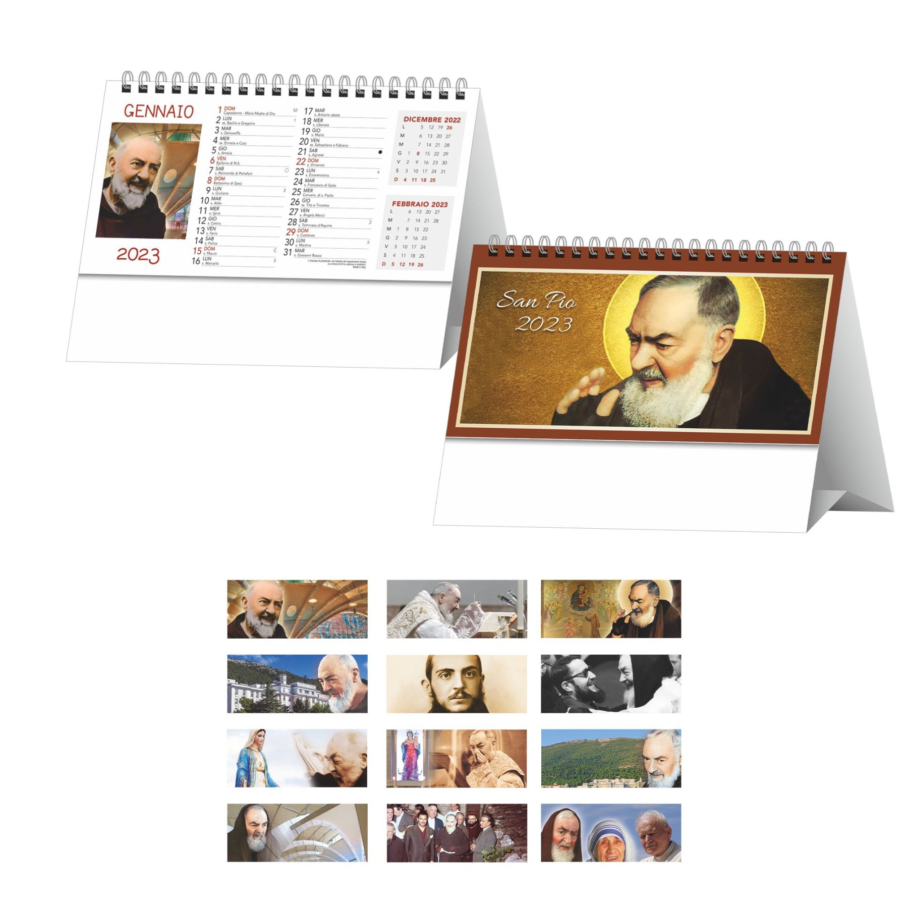 H/19 Calendario Padre Pio