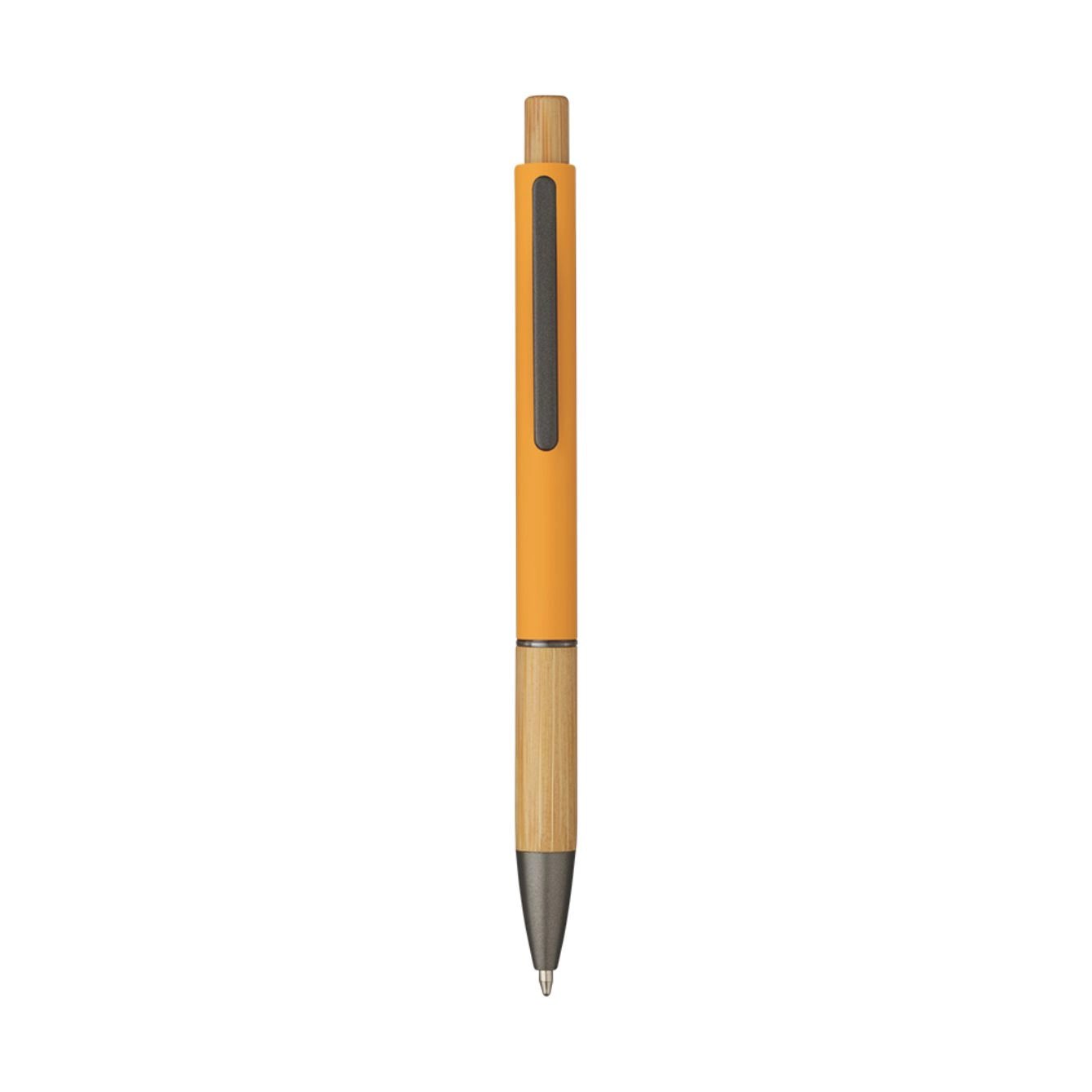 5695-eloisa-penna-sfera-soft-touch-in-alluminio-e-bamboo-giallo-4.webp