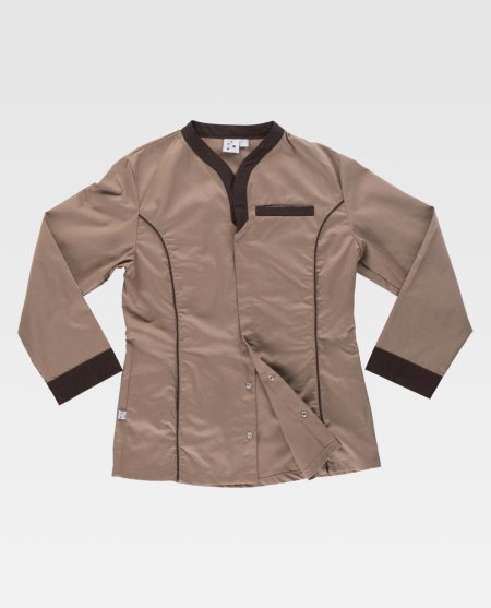 casacca-da-donna-con-bordi-in-contrasto-beige-marrone.jpg