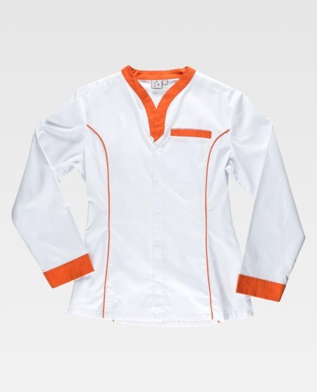 casacca-da-donna-con-bordi-in-contrasto-white-orange.jpg