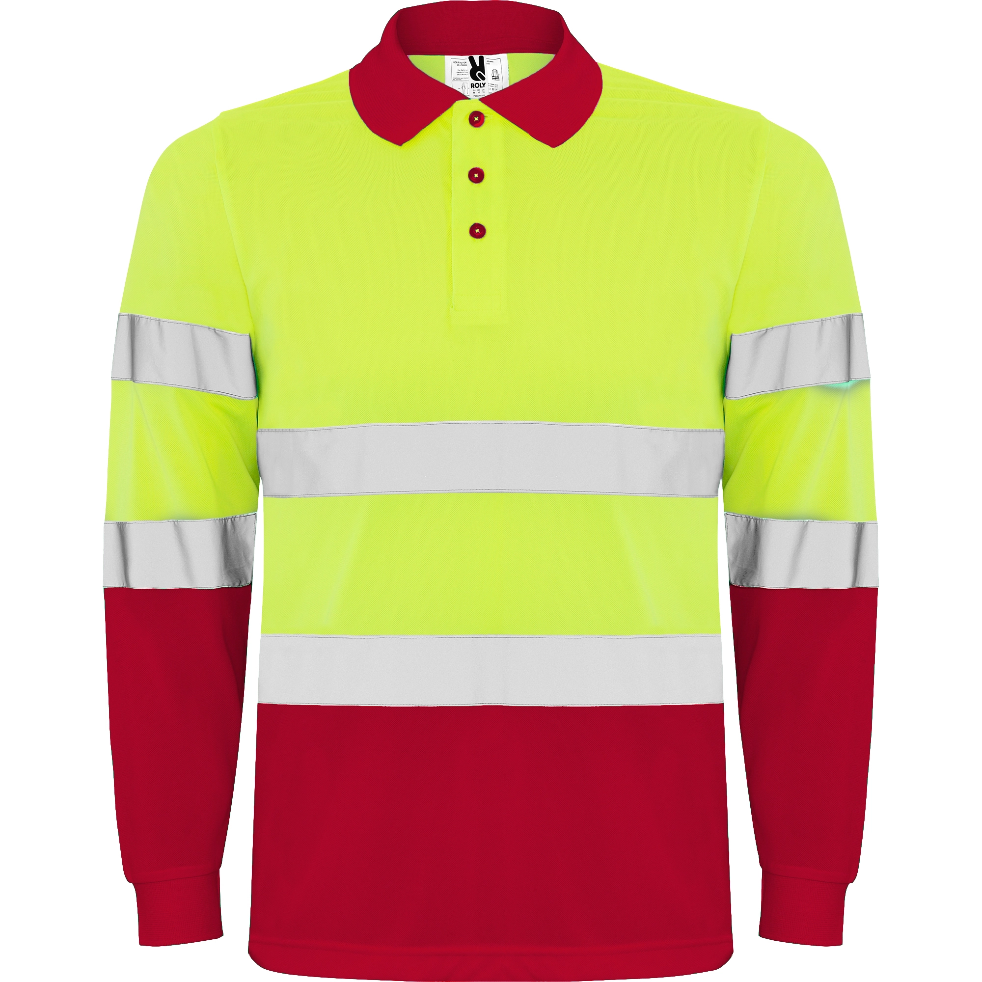 r9306-roly-polaris-manica-lunga-polo-uomo-alta-visibilita-rosso-lavoro-giallo-fluo-8.webp