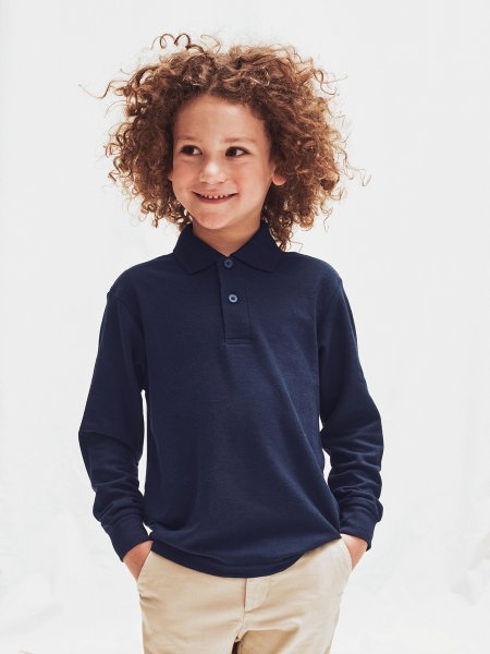 KIDS 65/35 POLO LONG SLEEVE