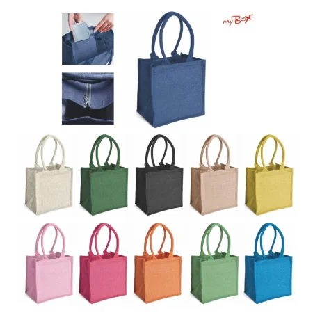 1043 Gelso - Borsa Mare In Juta 24x24x17