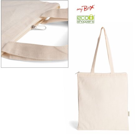 0988 Fiona - Borsa Shopping In Cotone Natural