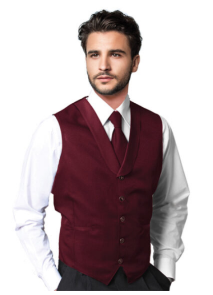 Gilet uomo sciallato