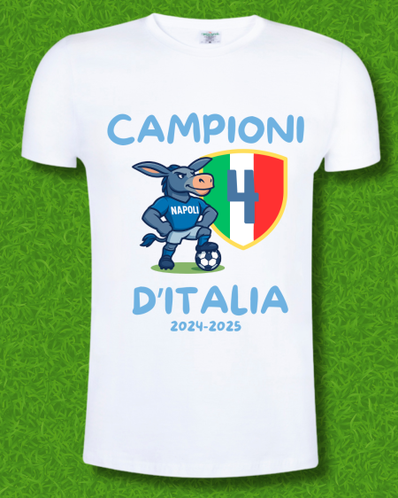 T-SHIRT NAPOLI CAMPIONE - O' ciucciariello