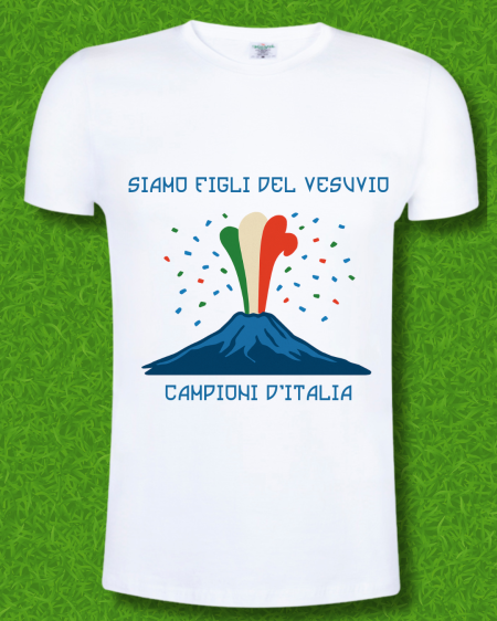 T-SHIRT NAPOLI CAMPIONE - FIGLI DEL VESUVIO