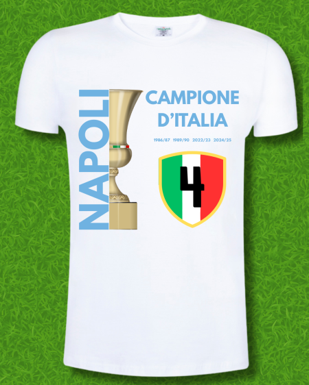 T-SHIRT NAPOLI CAMPIONE - COPPA