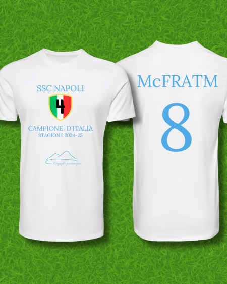 T-SHIRT NAPOLI CAMPIONE - MCFRATM