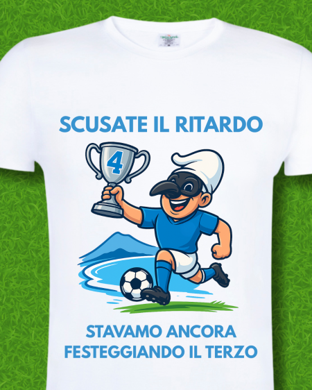 T-shirt scusate il ritardo