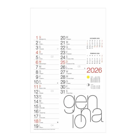 B067 - Calendario Olandese Design