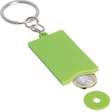 Portachiavi con gettone personalizzabile COIN