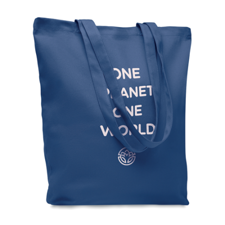 Shopper RASSA COLOURED, in tela di cotone 270 gr, cm 38x9x42