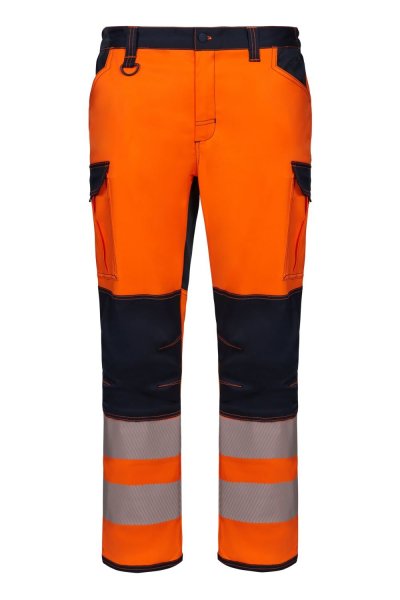 Pantaloni stretch con ginocchiere banda segmentata
