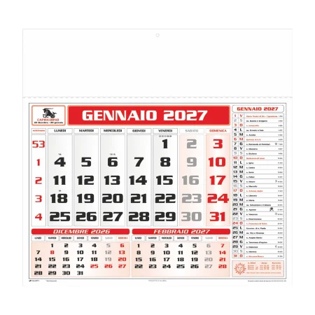 E004 - CALENDARIO AMERICANO