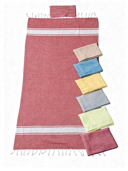 1107 Telo Mare Con Cuscino - 90x180