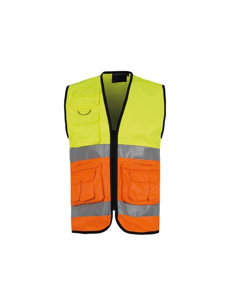 GILET MULTITASCHE BICOLORE A. V. C4046