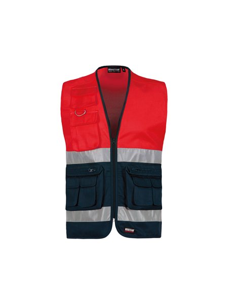 GILET MULTITASCHE BICOLORE C4047