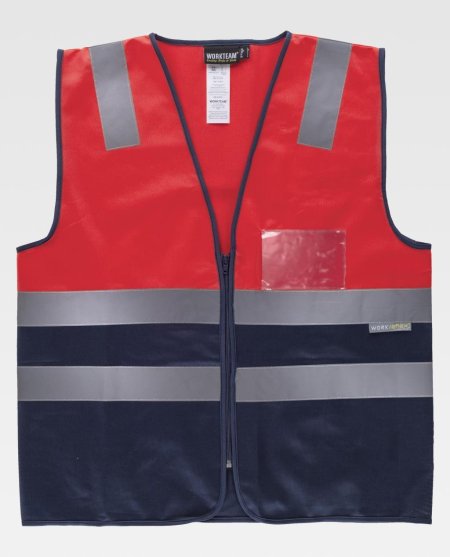 GILET CHIUSURA A CERNIERA E BANDE A.V. C3617