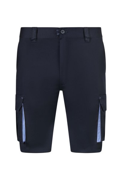 Bermuda bicolore stretch multitasche