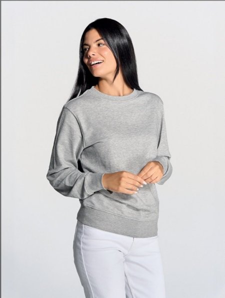 FELPA DONNA GIROCOLLO LEGGERA FRENCH TERRY