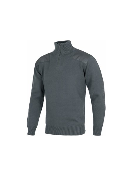 MAGLIONE GIROCOLLO CON RINFORZI S5502