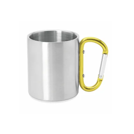 Tazza In Acciaio Doppia Parete Con Moschettone - 8432 Oslon 