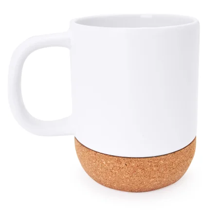 Tazza In Ceramica 420ml Con Base In Sughero -7068 Sugar