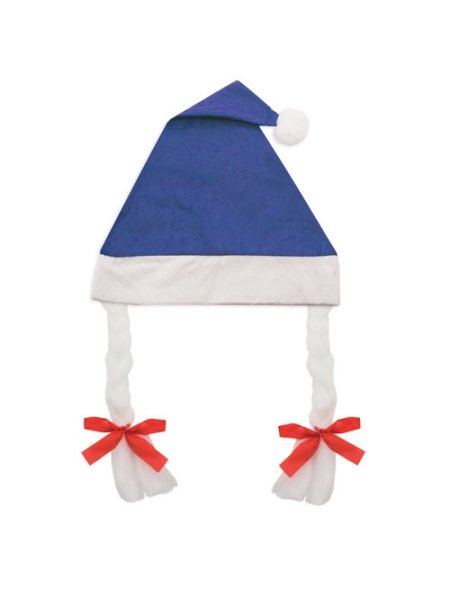 CAPPELLO NATALE CON TRECCE