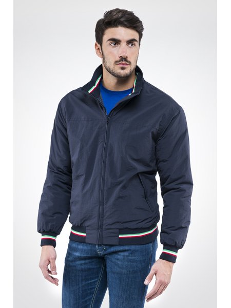 GIUBBINO PADDOCK BLU NAVY TRICOLORE