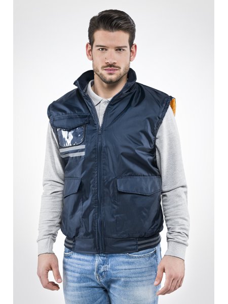 GILET SLOW BLU