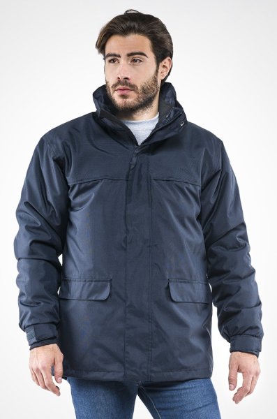 PARKA UNIFORM,TRIPLO USO BLU NAVY