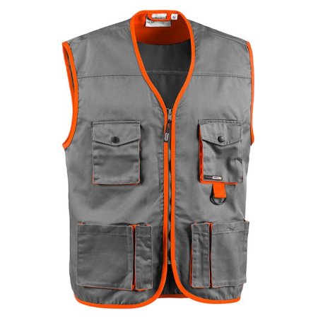 GILET SPAZIO SJ GRIGIO/ARANCIO NEW