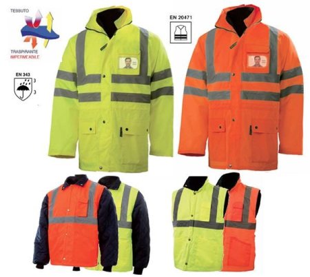 Parka staccabile triplo uso Alta Visibilità BT-260