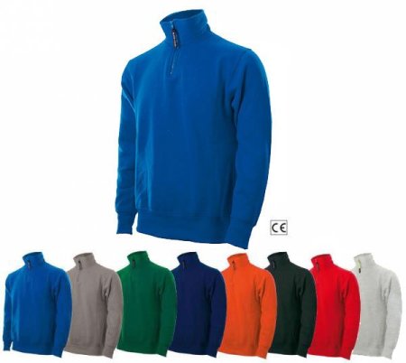 Felpa mezza zip BT-660