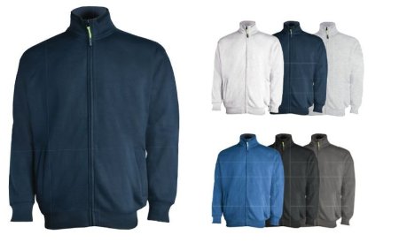 Felpa con zip lunga BT-690