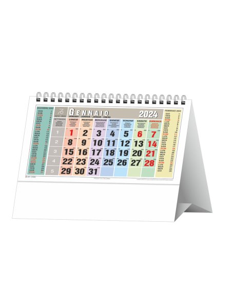 H/17 Calendario Multicolor
