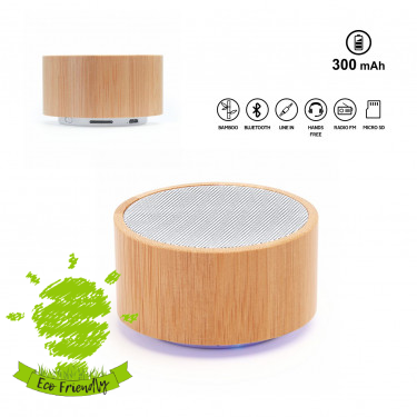 9109 Blaster - Speaker Wireless In Bamboo Ed Abs