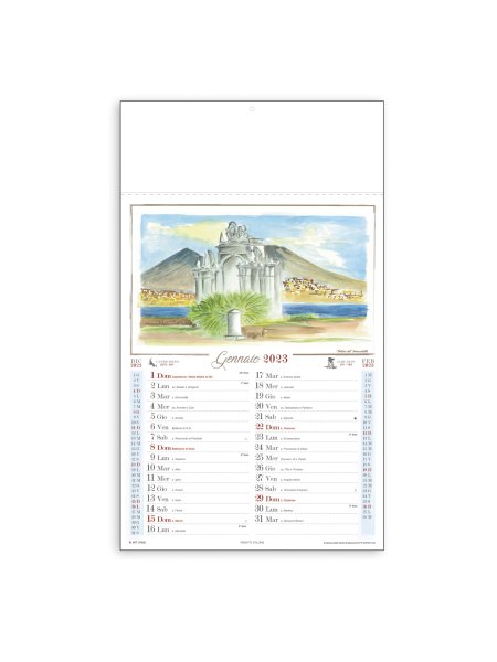 B/28 CALENDARIO NAPOLI ANTICA