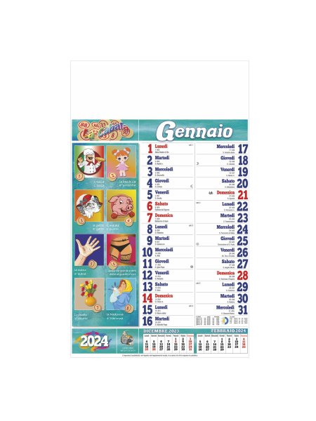 B/83 - CALENDARIO - CABALA