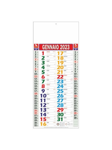 B/52 - CALENDARIO OLANDESE MULTICOLOR