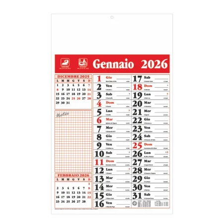 B060 CALENDARIO OLANDESE NOTES